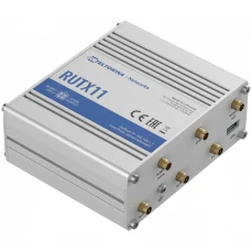 Беспроводной маршрутизатор Teltonika RUTX11 industrial, AC1200, BLE, 1xGE WAN, 3xGE LAN, 2xSIM
