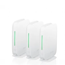 Комплект з трьох Mesh Wi-Fi маршрутизаторів ZYXEL Multy M1 AX1800, WiFi6, 1xWAN GE, 3xLAN GE, Amazon Alexa, 3 шт (WSM20-EU0301F)