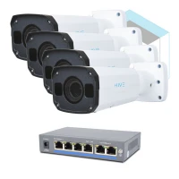 Комплект для управления и контроля доступа автотранспорта 2 на 4 камеры