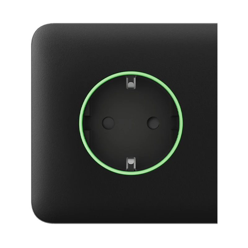 Боковая панель Ajax SideCover (type F) black для встраиваемой розетки