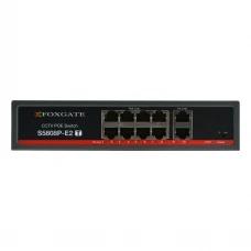 PoE-коммутатор FoxGate S5808P-E2 (T) CCTV 8-портовый неуправляемый