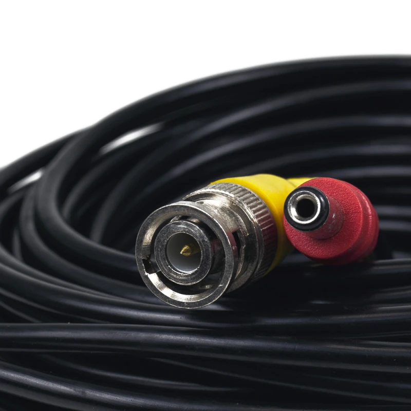 Кабель BNC-рower cable A 20 м (BNC+DC/BNC+DC) для передавання відеосигналу та живлення