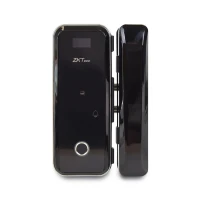 Smart замок ZKTeco GL300W left Wi-Fi для стеклянных дверей со сканером отпечатка пальца и считывателем Mifare