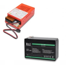 Комплект безперебійного живлення БП Faraday Electronics UPS 35W Smart ASCH PL (LFP) + літієвий (LiFePO4) акумулятор 12В 8А·год Full Energy FEG-128