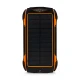 Повербанк з сонячною панеллю 30000mAh Power Bank Kraft KPB-U1830FCSL Orange 18W QC2.0 LED-ліхтар