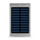 Повербанк з сонячною панеллю 10000mAh Power Bank Kraft KPB-1012SL Silver LED-ліхтар
