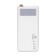 Повербанк 40000mAh Power Bank Kraft KPB-2340FCL White 22.5W QC3.0 LED-ліхтар