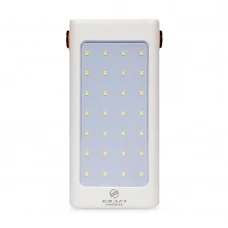 Повербанк 90000mAh Power Bank Kraft KPB-2490FCL White 22.5W QC3.0 LED-ліхтар