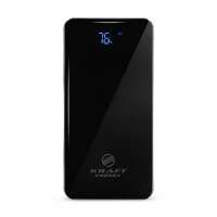 Повербанк 50000mAh Power Bank Kraft KPB-1650L Black 2 світлодіоди