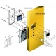 Розумний дверний замок SEVEN LOCK SL-7735B silver