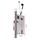 Розумний дверний замок SEVEN LOCK SL-7735B silver