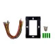 Комплект домофону 4 дюйми з панеллю виклику SEVEN DP–7542 Kit black