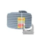 Комплект: гофротруба 220 TM Standart D 25 мм (50 м) серая + клипсы для гофры 25 мм (50 шт/уп) серая
