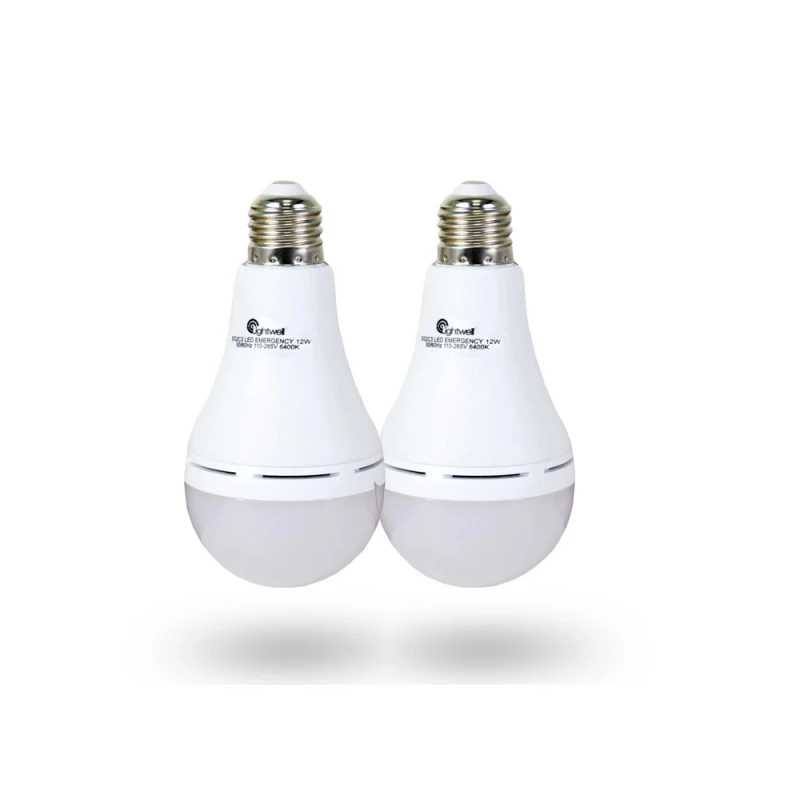 Комплект из двух ламп LED Lightwell BS2C3 12 Вт Е27 со встроенным аккумулятором