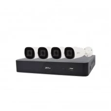 IP комплект видеонаблюдения с 4 камерами ZKTeco KIT-8504NER-4P/4- BL-852O38S