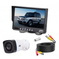 Відеокомплект монітор ATIS ASM-7 + відеокамера 2Мп ATIS AMW-2MIR-20W/2.8 Lite на автомобіль для їзди вночі без світла