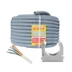 Комплект: Кабель 8*0.22U (биметалл) бухта 100м + Гофротруба 220 TM Standart D 20 мм (100 м) cерая + Клипса для гофры 20 мм (50 шт/уп) серая