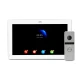 Комплект видеодомофона ATIS AD-1070FHD White + AT-400HD Silver