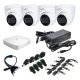 Комплект видеонаблюдения Dahua на 4 видеокамеры 2Мп внутренний аналоговый