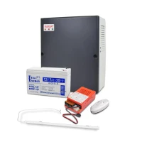 Бокс пластиковый PLB 7-9 А·ч + Cветильник LED линейный 1500 мм 22 Вт 6500K + БП UPS 35W Smart ASCH PL + FEl-127 + Переключатель света e.switch wires 6A white