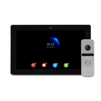 Комплект видеодомофона ATIS AD-1070FHD Black + AT-400HD Silver