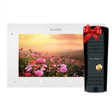 Відеодомофон Slinex SQ-07MTHD white + Відеопанель 2 Мп Slinex ML-20HD black