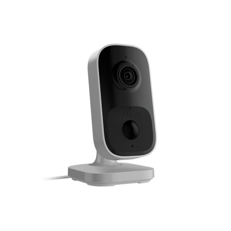 Wi-Fi камера відеоспостереження Ajax IndoorCam white з ІЧ датчиком руху та вбудованим ШІ