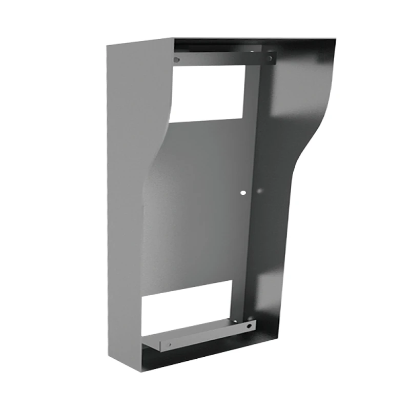 Монтажна коробка з козирком Bas-IP BR-AV8 Silver для накладного монтажу індивідуальних IP-відеопанелей Bas-IP