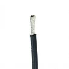 Силіконовий кабель Silicone wire 12AWG black багатожильний гнучкий (1 метр)