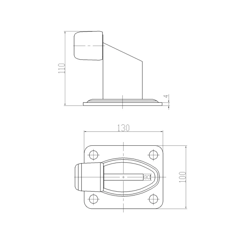 Механічний упор для воріт MX04B