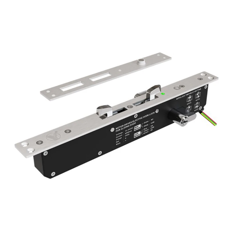 Електроригельний замок YB-241DMD (LED) врізний із подвійним ригелем для системи контролю доступу