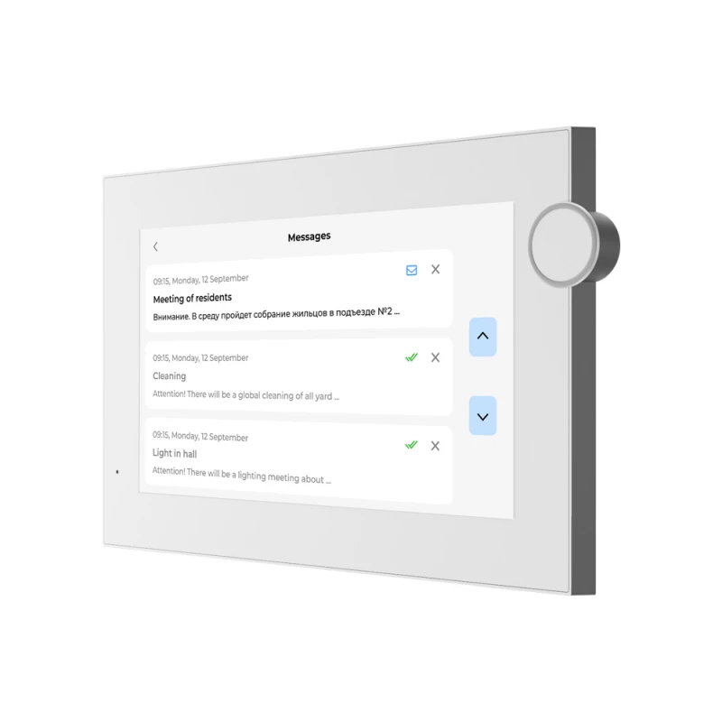 IP-комплект домофону Bas-IP BAS KIT AV-06 black + AZ07LL white