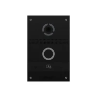 IP панель виклику Bas-IP AV-08FBL black з розпізнаванням облич і зчитувачем UKEY
