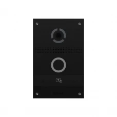 IP панель виклику Bas-IP AV-08FBL black з розпізнаванням облич і зчитувачем UKEY
