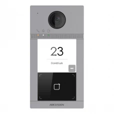 IP-відеопанель 2 Мп з Wi-Fi на 1 абонента Hikvision DS-KV8113-WME1(C) для IP-домофонів
