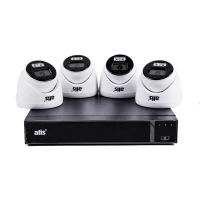 Комплект відеоспостереження ATIS kit 4 int