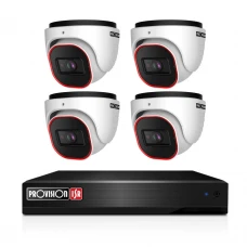 Аналоговий комплект відеоспостереження 5Мп Provision-ISR, купол