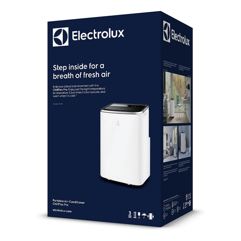 Кондиціонер мобільний Electrolux ChillFlex Pro EXP26U338HW з обігрівом