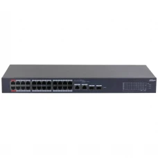 Керований 26-портовый PoE комутатор Dahua DH-CS4226-24ET-375 з 24 портами PoE