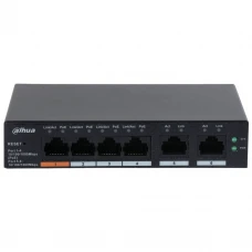 Керований PoE-комутатор гігабітний Dahua DH-CS4006-4GT-60 з 4 портами PoE