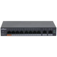 Керований PoE-комутатор Dahua DH-CS4010-8ET-60 з 8 портами PoE