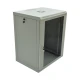 Шафа серверна SteelNet 18U 600 x 600 для мережевого обладнання (скло, сірий)