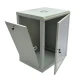 Шафа серверна SteelNet 18U 600 x 600 для мережевого обладнання (скло, сірий)