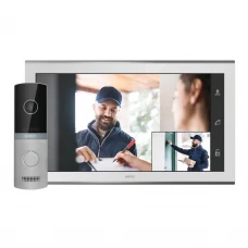 Відеодомофон Arny AVD-1321 (AVD-1030 2Мп PiP + AVP-NG230 1Мп) White + Silver