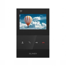 Відеодомофон Slinex SQ-04N Cloud black з Wi-Fi, детектором руху і записом відео