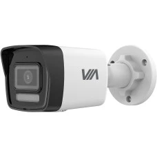 IP-відеокамера 4 Мп VIASecurity VIA-IPC-4BE-LIM (2.8мм) з подвійним підсвічуванням для системи відеонагляду