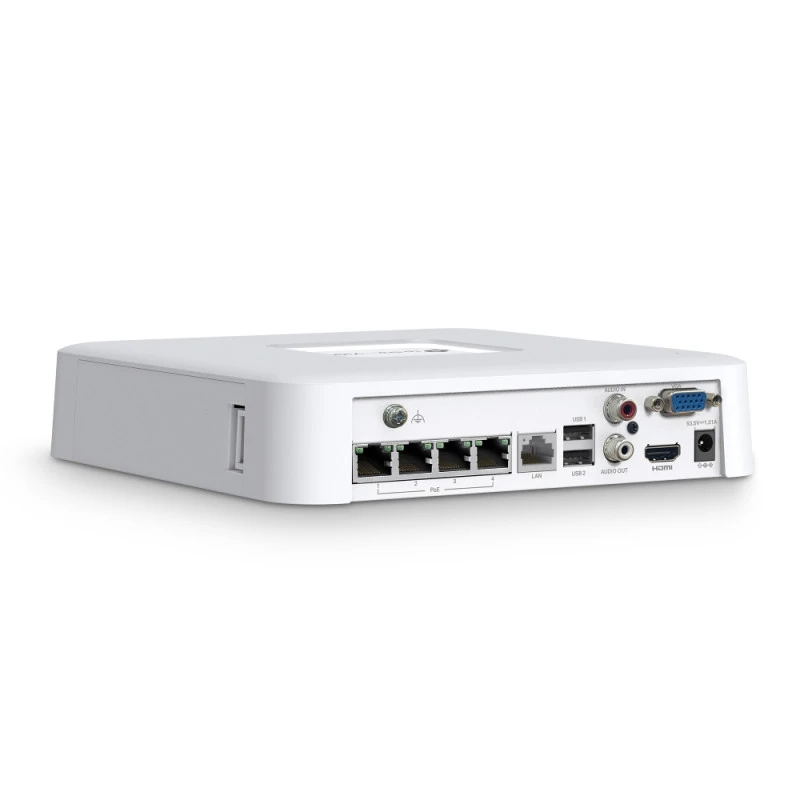 IP-відеореєстратор 4-канальний TP-Link VIGI NVR1104H-4P з PoE+ для систем відеоспостереження