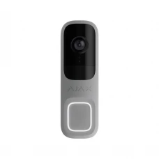 Відеодзвінок Ajax DoorBell grey з вбудованим штучним інтелектом, ІЧ-сенсором та керуванням у застосунках