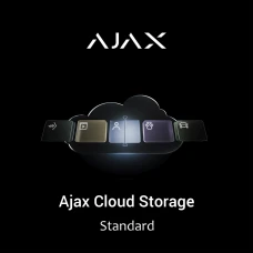 Ajax Cloud Storage Standard (1 камера, 1500 хвилин, 30 днів): захищене хмарне сховище для зберігання подій із пристроїв відеоспостереження Ajax