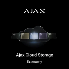 Ajax Cloud Storage Economy (1 камера, 600 хвилин, 7 днів): захищене хмарне сховище для зберігання подій із пристроїв відеоспостереження Ajax